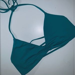 L space seafoam green strappy back top